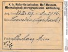Etiketten zu Lapis Lazuli (NHMW-MIN-Aa2946)